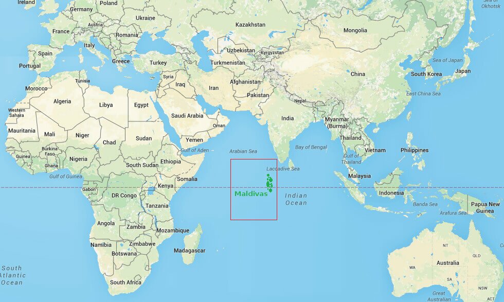 maldivas mapa
