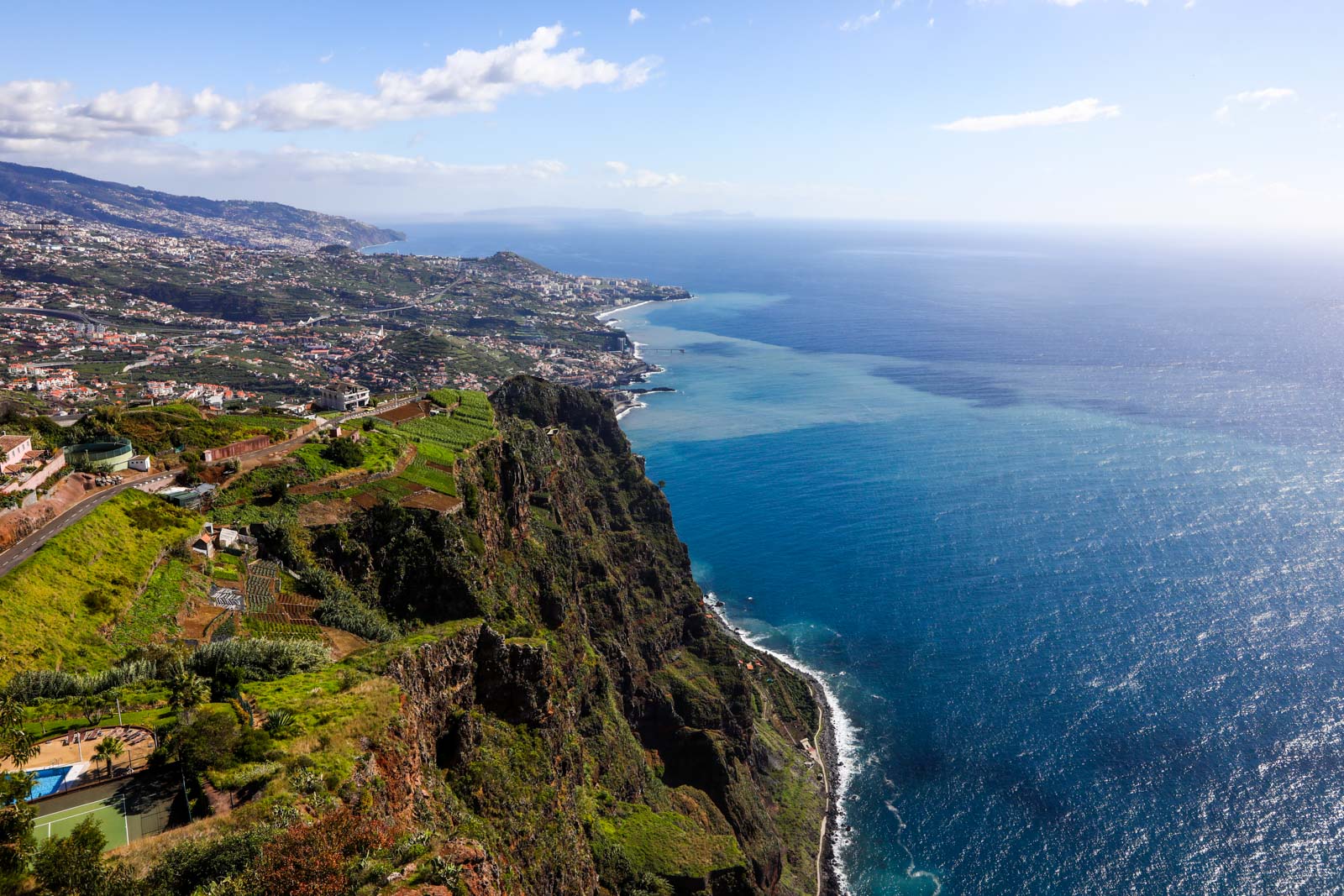 Miradouro do Cabo Girão na Ilha da Madeira